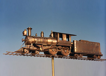 Custom Train Weathervane