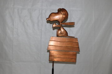  Handmade Copper Snoopy Weathervane