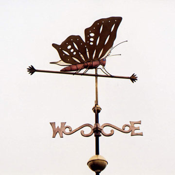 Full Bodied Butterfly Weathervane